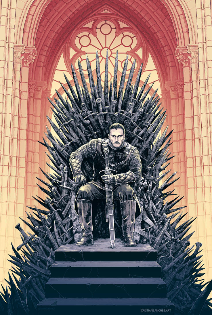 King Snow - Game of Thrones - Cristian Sánchez